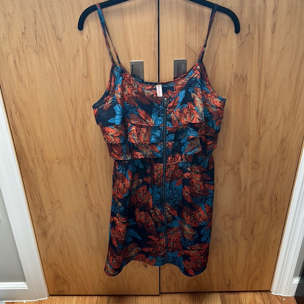 Feather Patterned Dress